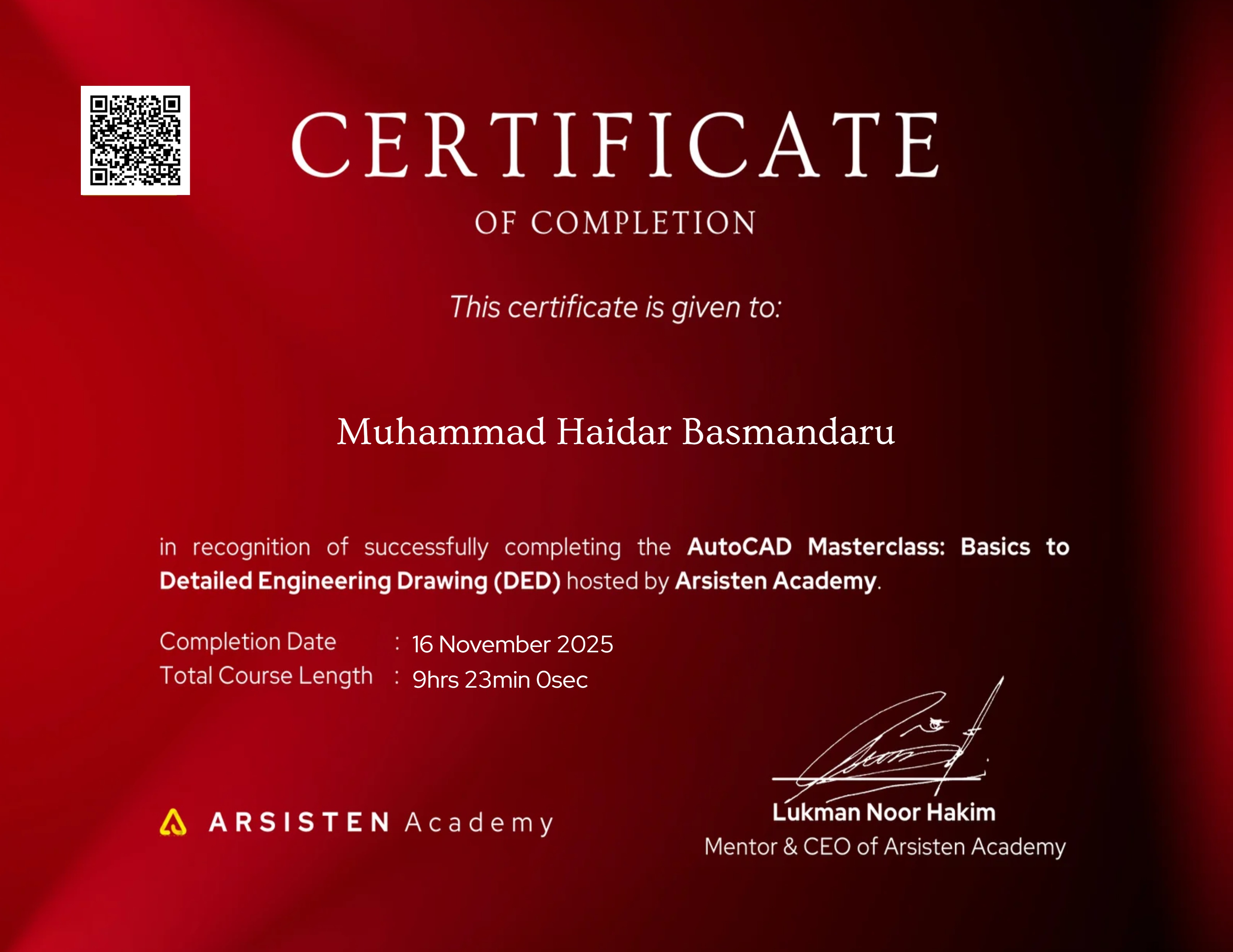 Autocad Masterclass : Dasar hingga DED (Bangunan Residensial 1 Lantai)