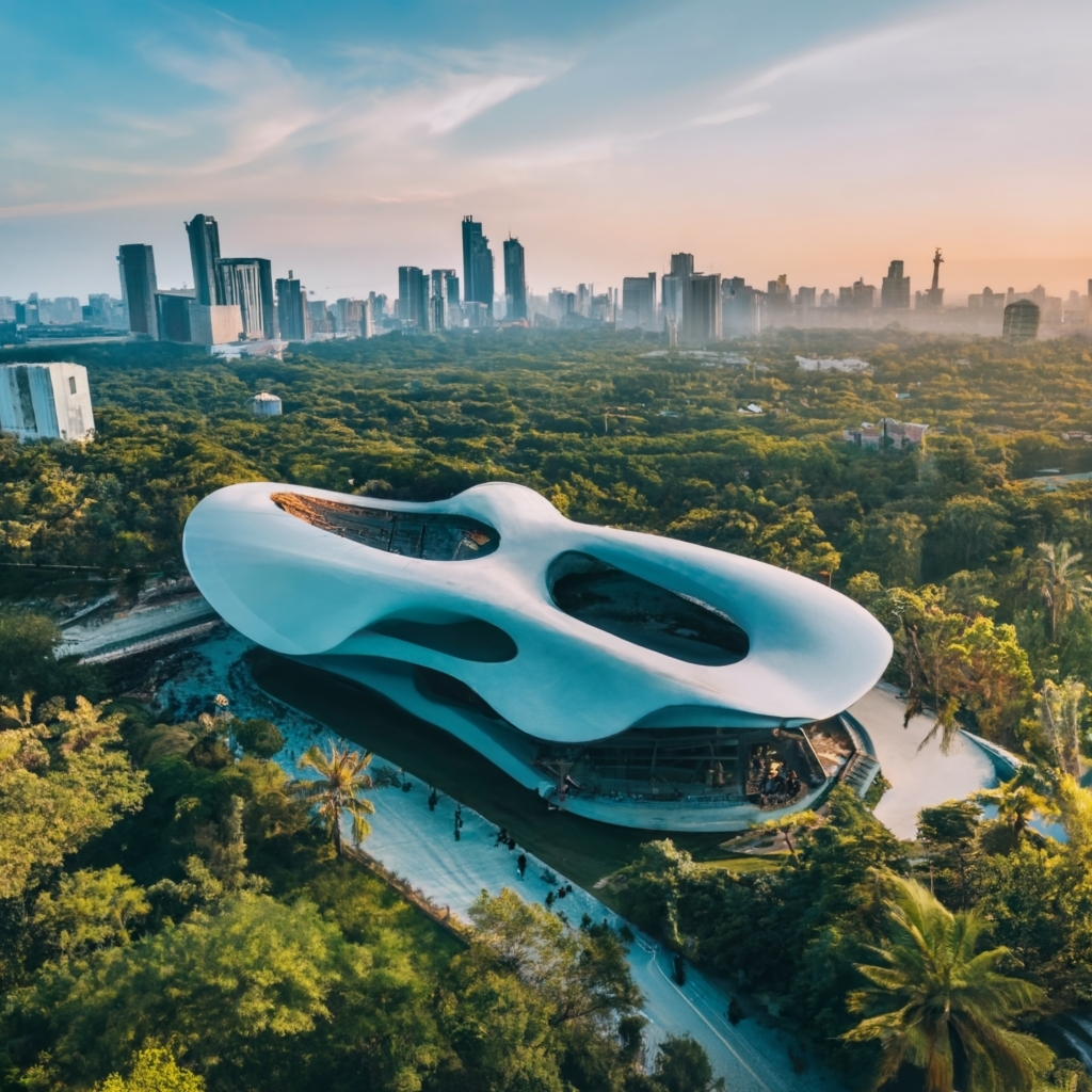 5 Arsitek dengan Gaya Khas Arsitektur Futuristik
